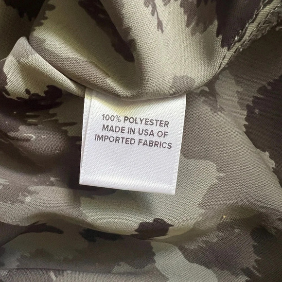 Peyton Jensen Evereve Smocked Camouflage Blouse - Small - Picture 5 of 7